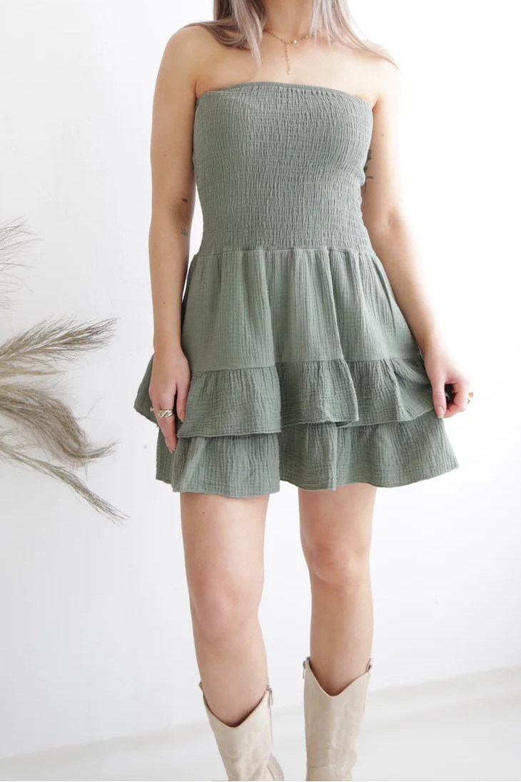 Valentina | Vestido sin tirantes