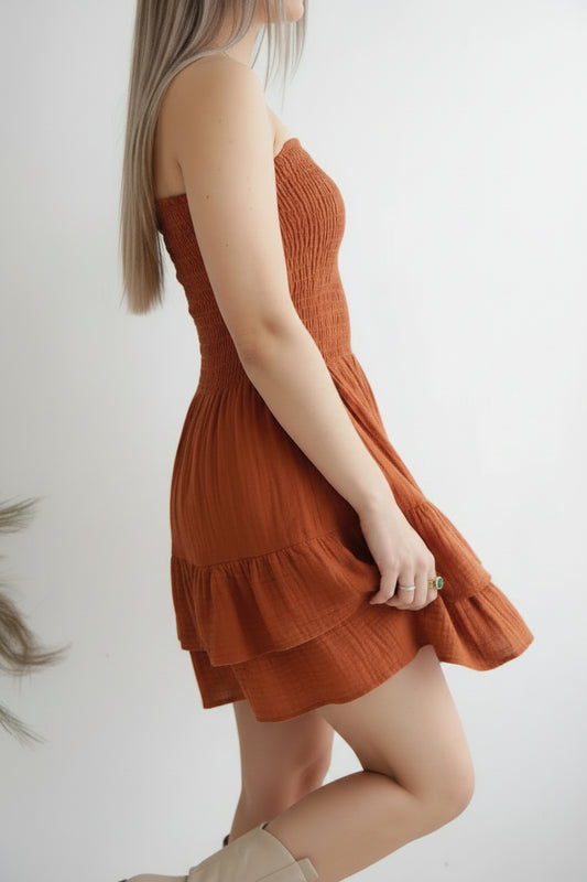 Valentina | Vestido sin tirantes