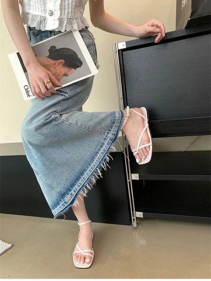 Sandalias de gladiador de verano para mujer