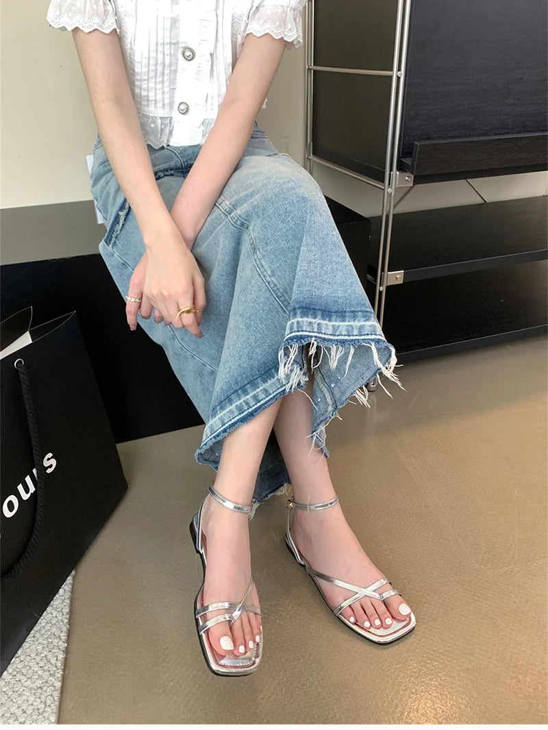 Sandalias de gladiador de verano para mujer