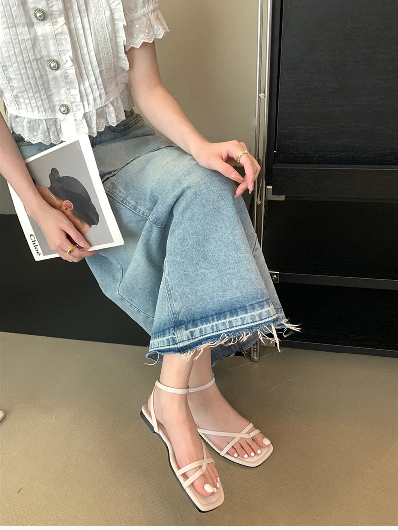 Sandalias de gladiador de verano para mujer
