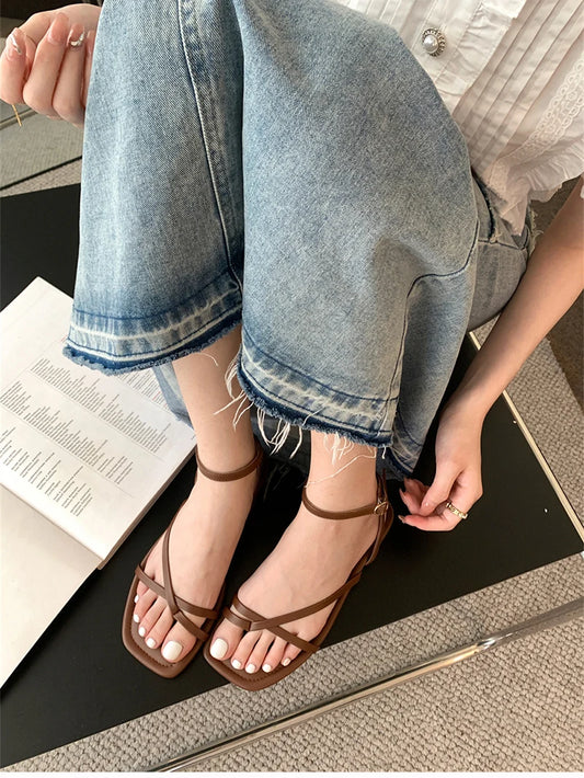 Sandalias de gladiador de verano para mujer